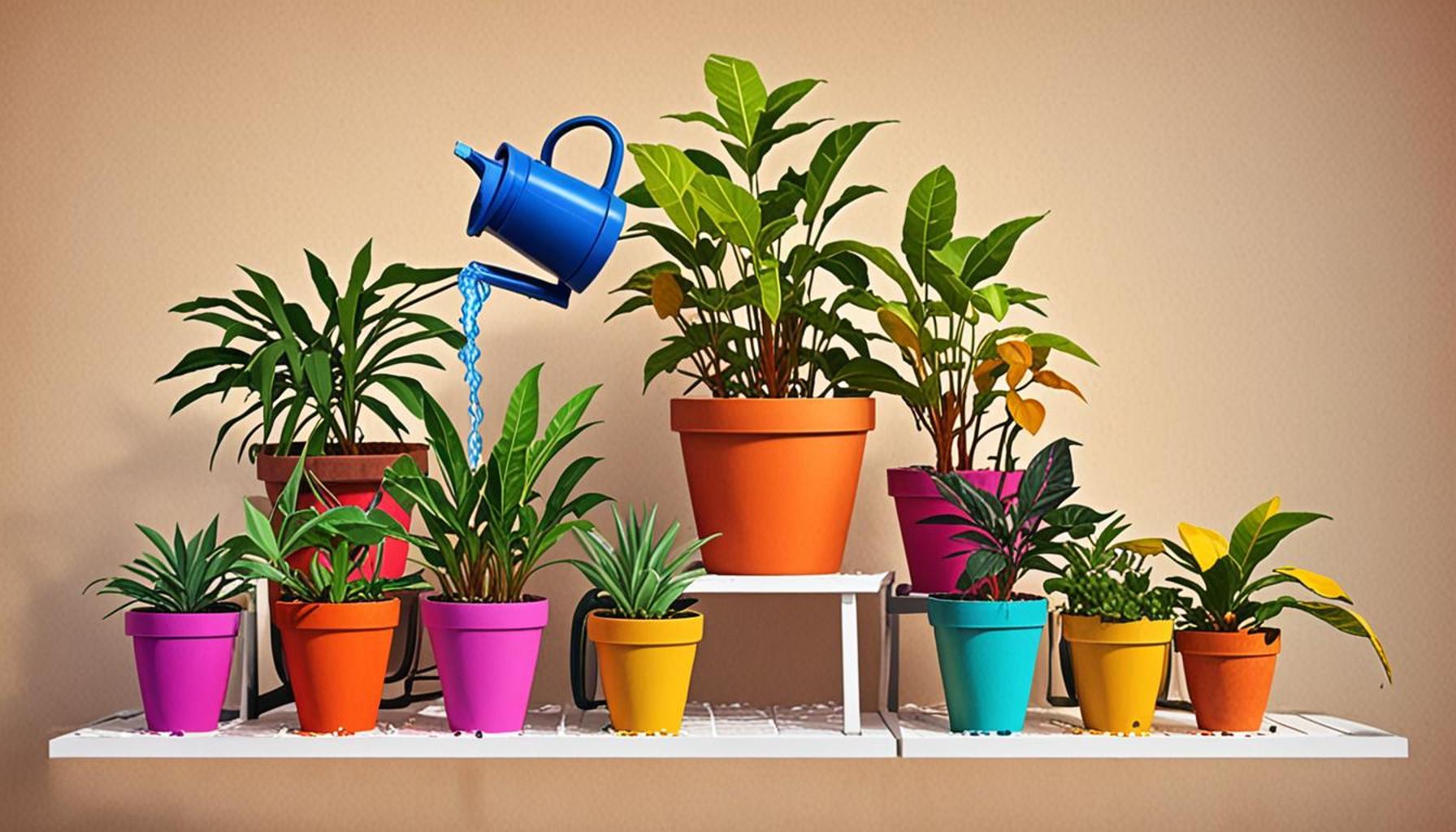 Strategies for Watering Potted Plants: How to Avoid Overwatering and Underwatering