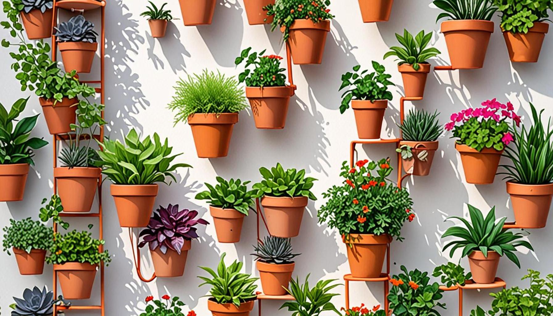 Creating a Vertical Garden in Pots: Creative Solutions for Small Spaces