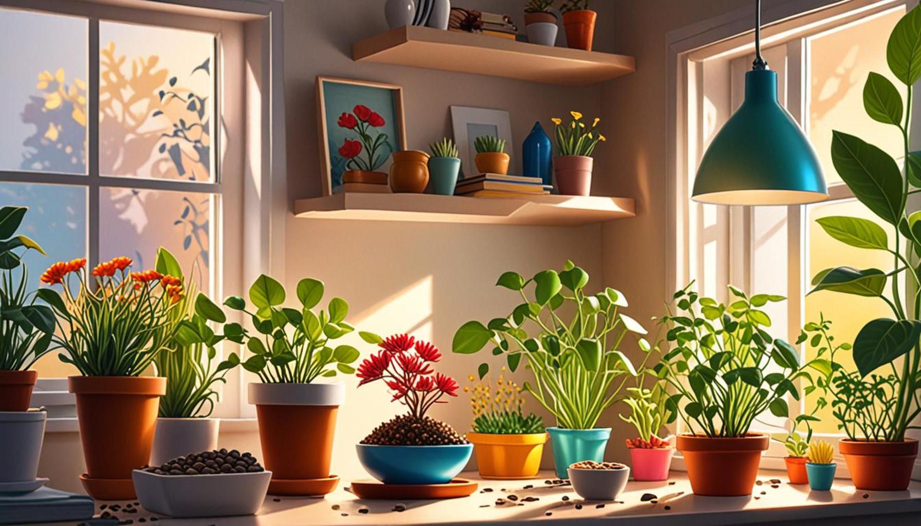 How to Use Natural and Artificial Light to Enhance Seed Growth at Home