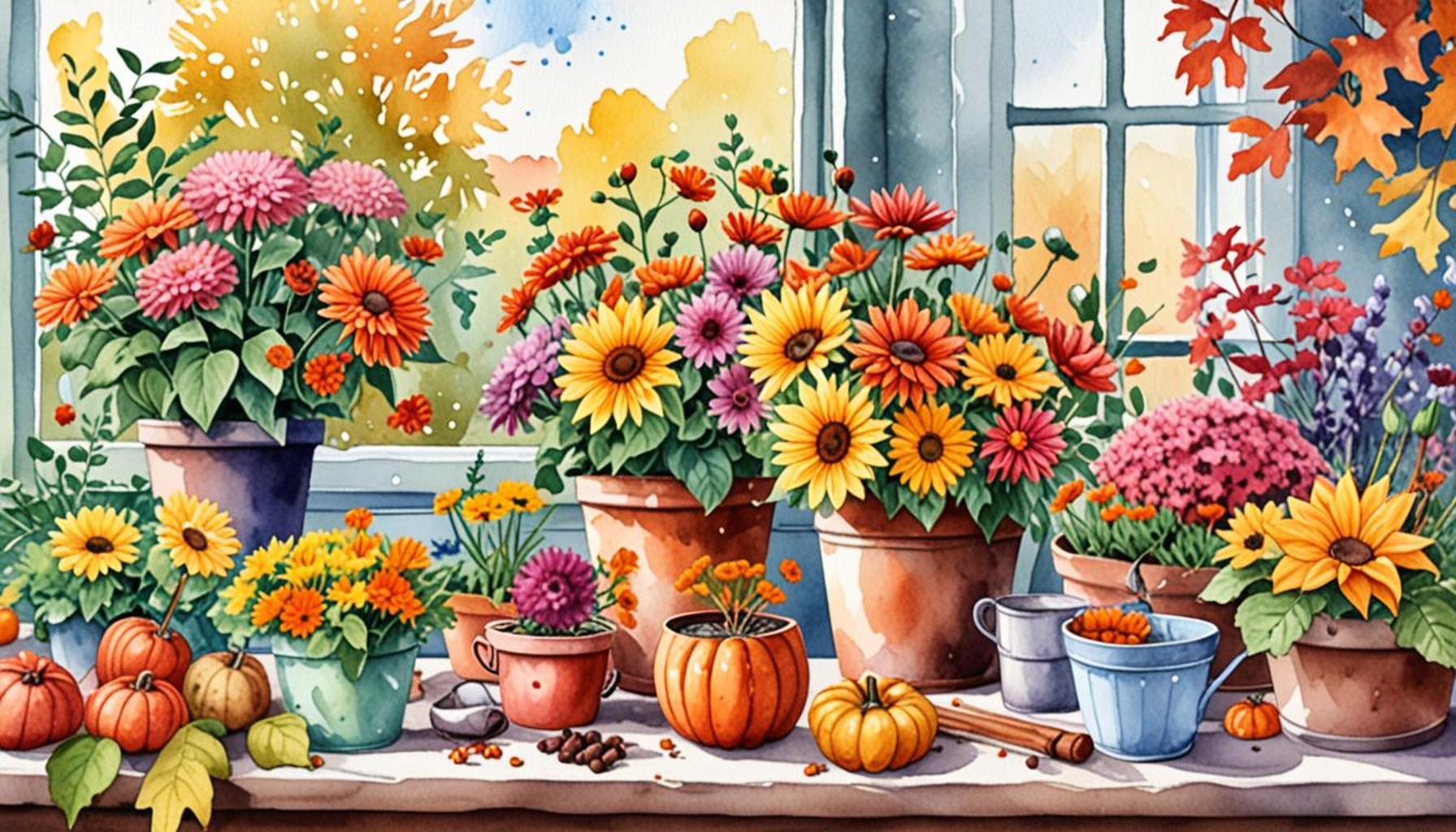 Autumn Flowers: How to Choose and Care for Plants for a Colorful Garden in the Cold Season